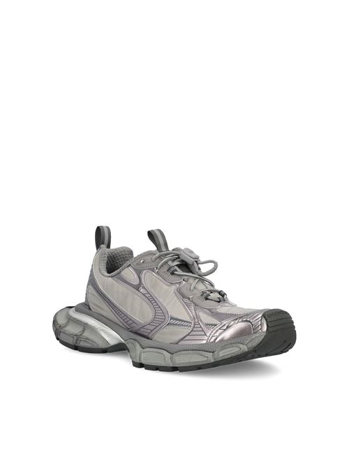 Balenciaga 3XL grey distressed mesh sneaker — side profile | La Parisienne Qatar