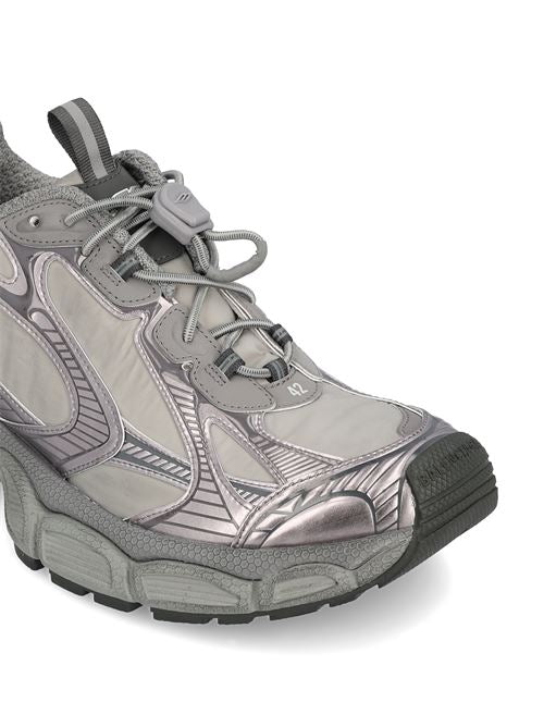 Balenciaga 3XL grey distressed mesh sneaker — rear view | La Parisienne Qatar