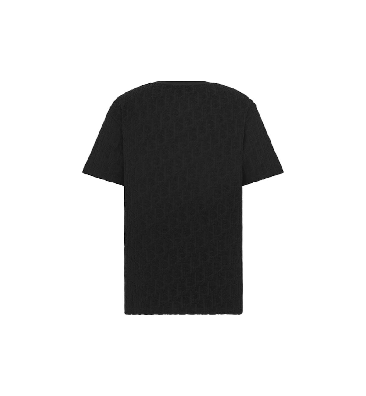 Dior Oblique T-shirt in black — side profile | La Parisienne Qatar