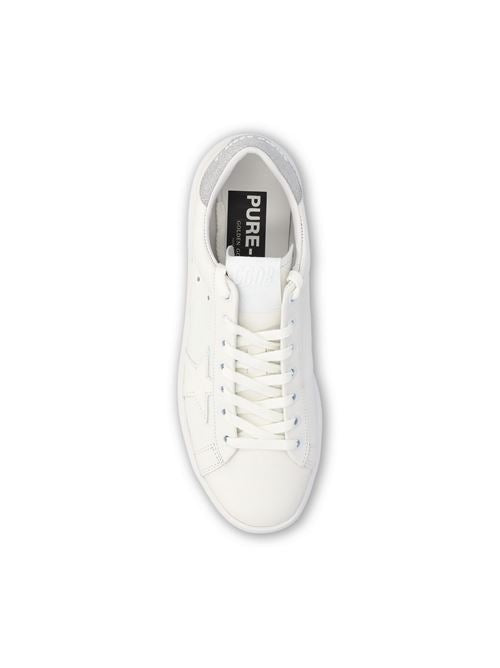 Golden Goose Purestar white leather sneaker — side profile | La Parisienne Qatar