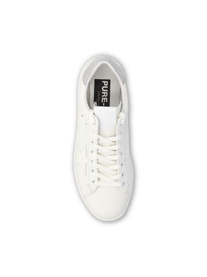 Golden Goose Purestar white leather sneaker — side profile | La Parisienne Qatar