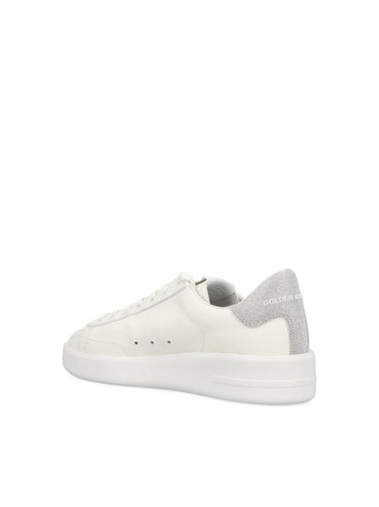 Golden Goose Purestar white leather sneaker — detail view | La Parisienne Qatar