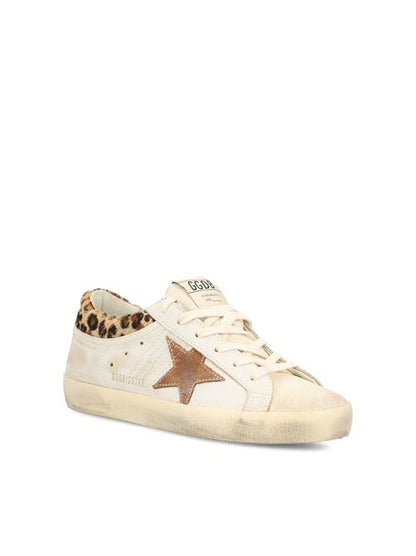Golden Goose sneakers with leopard pony-style heel — rear view | La Parisienne Qatar