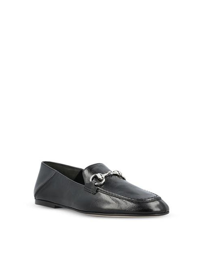 Gucci Jordaan Soft loafers in black leather — rear view | La Parisienne Qatar