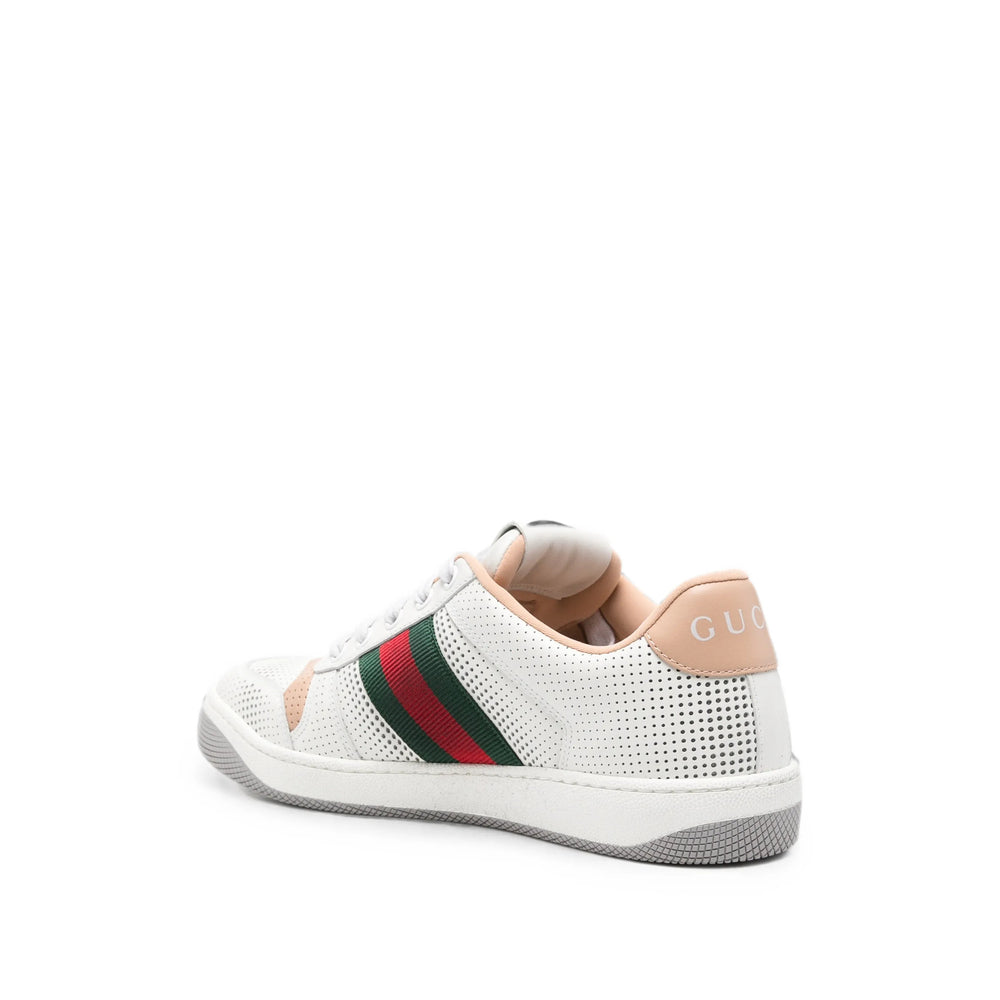 Gucci sneakers in black calf leather — detail view | La Parisienne Qatar