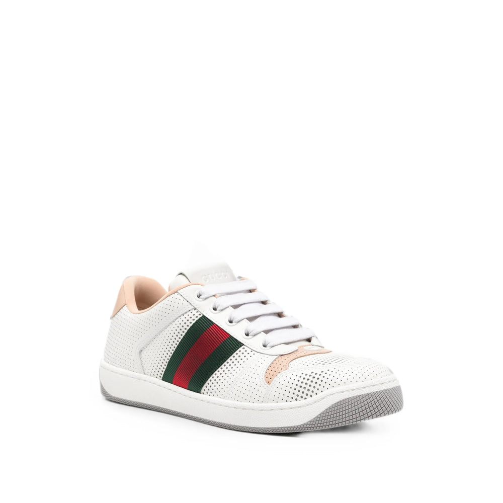 Gucci sneakers in black calf leather — rear view | La Parisienne Qatar