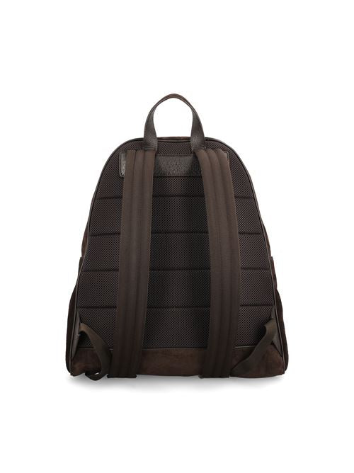 Gucci Ophidia brown suede medium backpack — rear view | La Parisienne Qatar