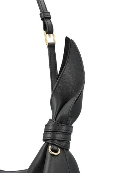 Loewe Flamenco Clutch in black nappa lambskin — detail view | La Parisienne Qatar