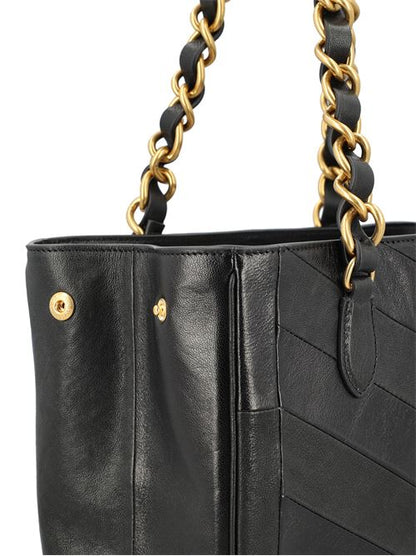 Loewe Hammock Flip bag in brown calfskin — side profile | La Parisienne Qatar