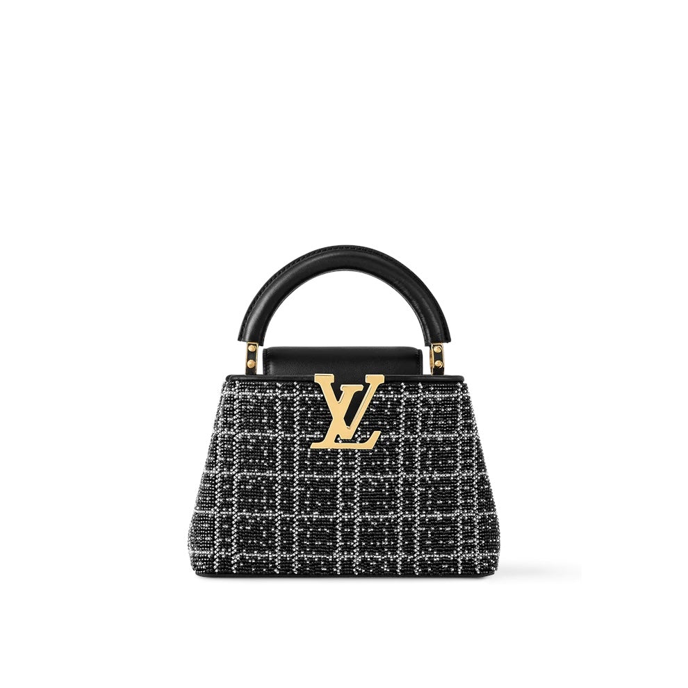 Louis Vuitton Capucines Mini — Black Taurillon Leather