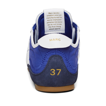 Marc Jacobs sneakers in blue — side profile | La Parisienne Qatar