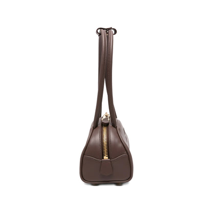 Miu Miu shoulder bag in brown calf leather — alternate angle | La Parisienne Qatar
