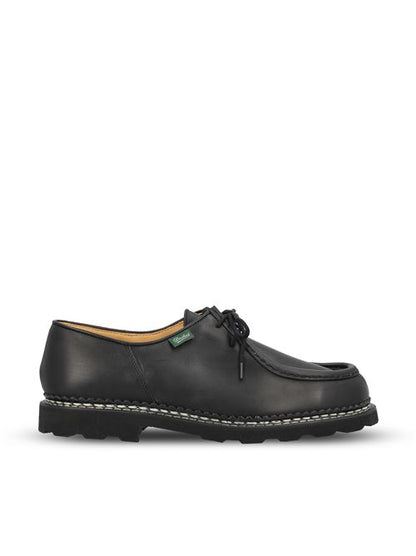 Paraboot Michael lace-up shoes in black leather — front view | La Parisienne Qatar