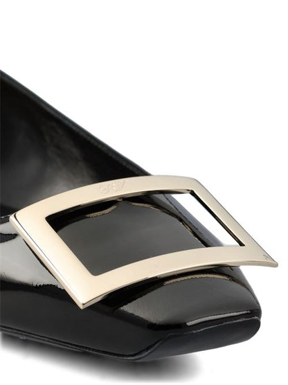 Roger Vivier Trompette ballerinas in patent leather — side profile | La Parisienne Qatar