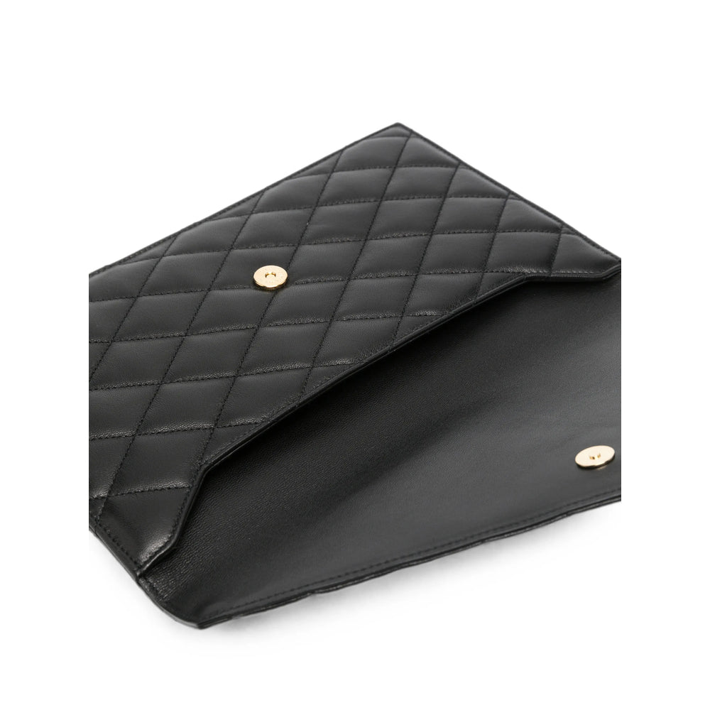 Saint Laurent bag in black lambskin — rear view | La Parisienne Qatar