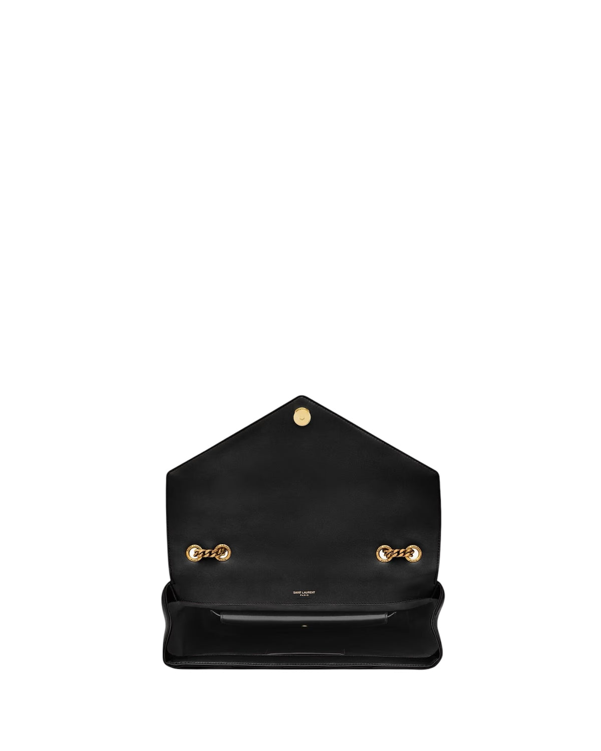 Saint Laurent Loulou Large chain bag in matelassé lambskin — alternate angle | La Parisienne Qatar
