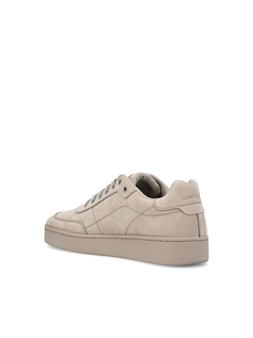 Saint Laurent SL/61 sneakers in grey suede — detail view | La Parisienne Qatar