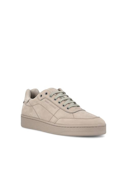 Saint Laurent SL/61 sneakers in grey suede — rear view | La Parisienne Qatar