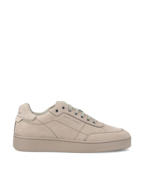 Saint Laurent SL/61 sneakers in grey suede — front view | La Parisienne Qatar