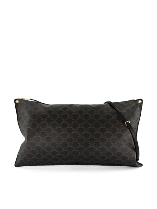 حقيبة CELINE Pillow، قماش Triomphe وجلد العجل