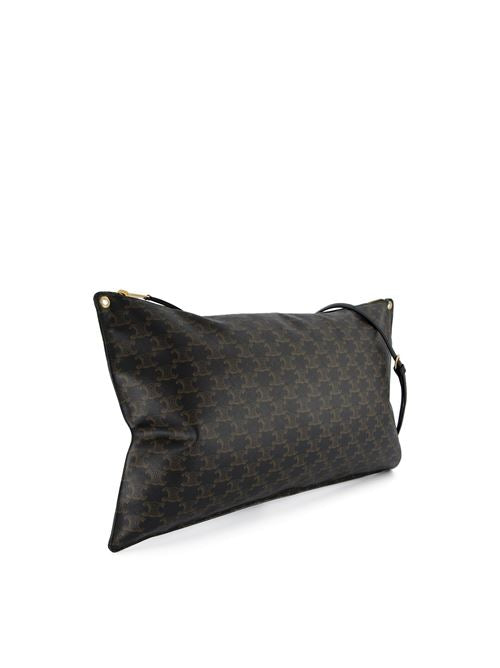 حقيبة CELINE Pillow، قماش Triomphe وجلد العجل