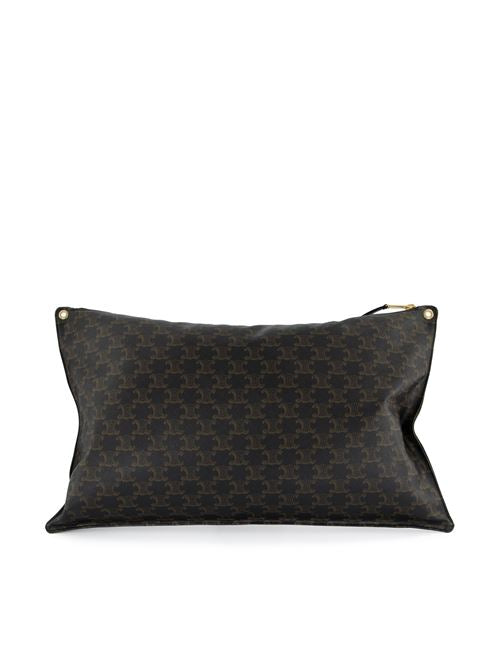 حقيبة CELINE Pillow، قماش Triomphe وجلد العجل