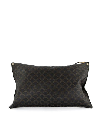 حقيبة CELINE Pillow، قماش Triomphe وجلد العجل