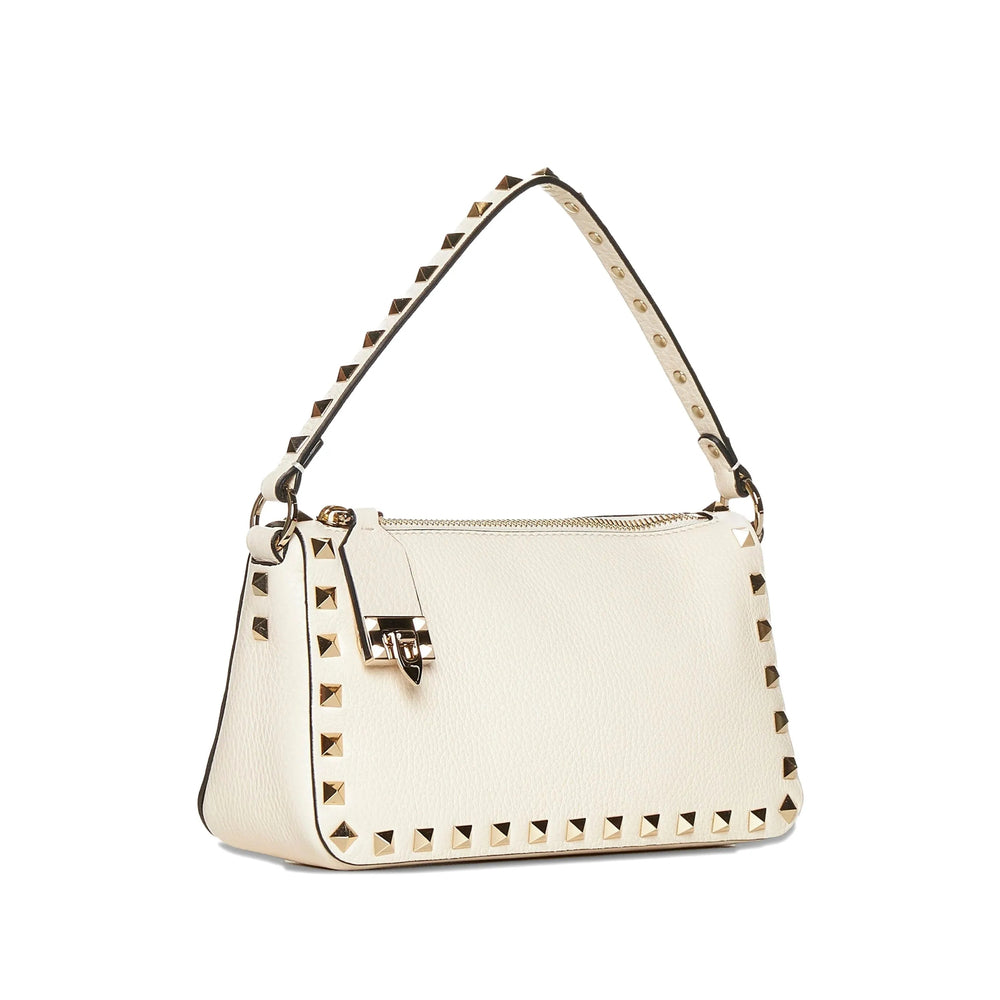 Valentino Garavani bag in neutral calf leather — side profile | La Parisienne Qatar