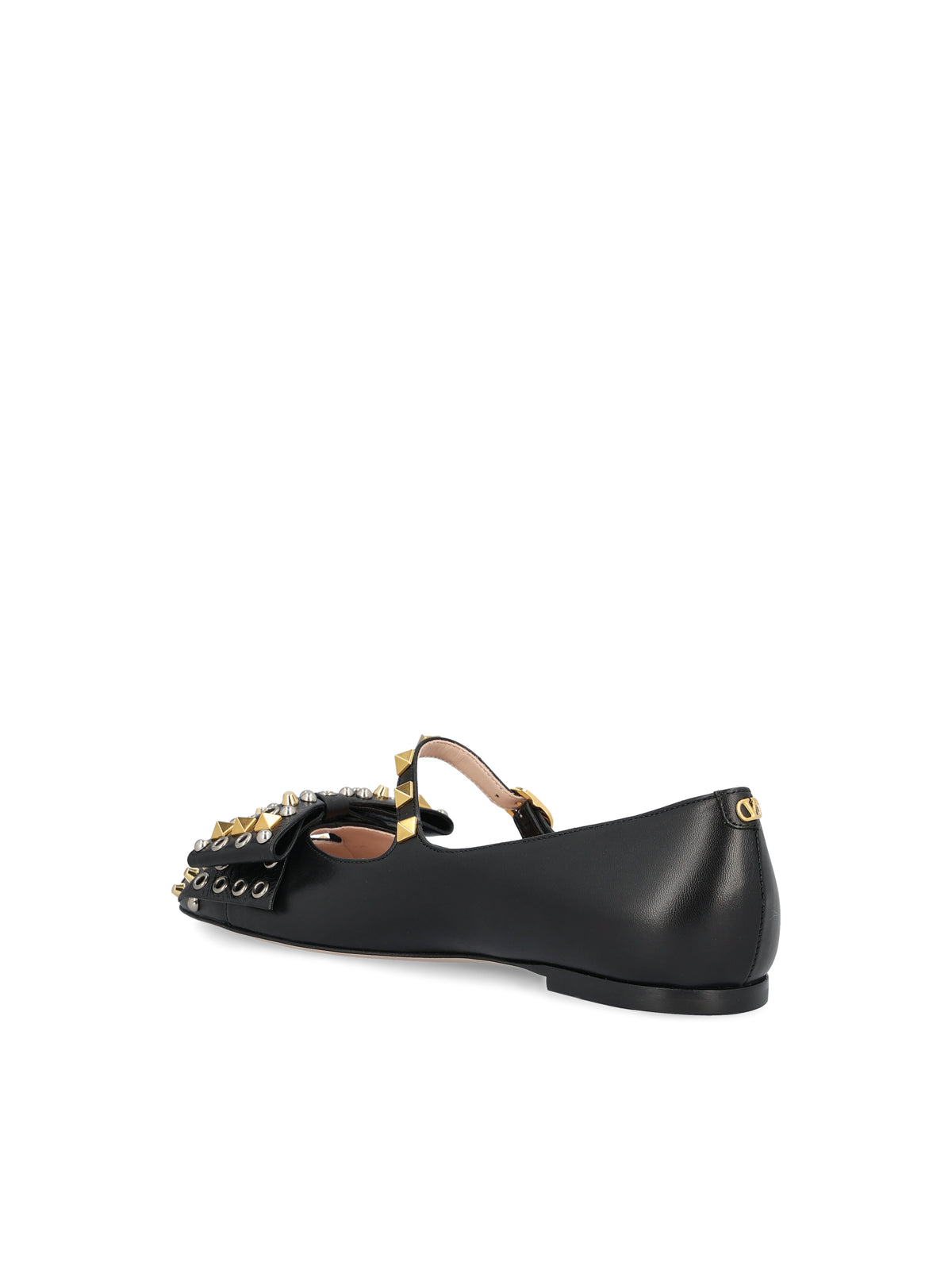 Valentino Garavani Bowow Mary Jane ballerinas in kidskin — detail view | La Parisienne Qatar