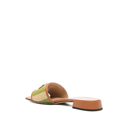 Valentino Garavani shoes in neutral calf leather — rear view | La Parisienne Qatar