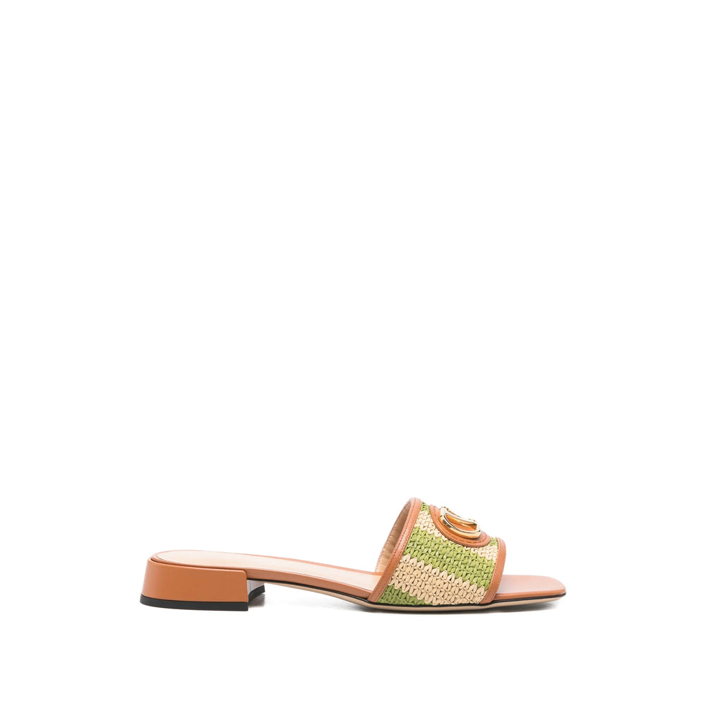 Valentino Garavani shoes in neutral calf leather — front view | La Parisienne Qatar